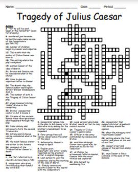 Crossword Julius Caesar Answers PDF