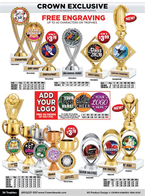 Crown Awards Catalog