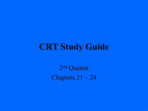 Crt Government Study Guide Answers PDF