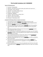 Crucible Vocabulary Act 3 Answers Epub