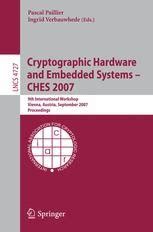 Cryptographic Hardware and Embedded Systems - CHES 2007 9th International Workshop, Vienna, Austria, Reader