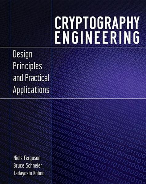 Cryptography Engineering Design Principles and Practical Applications Kindle Editon