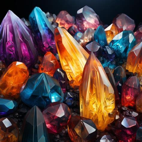 Crystal Colors: A Kaleidoscope of Vibrant Energies