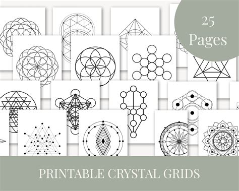 Crystal Grids Templates