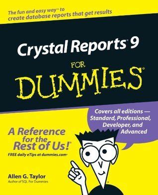 Crystal Reports 9 for Dummies PDF