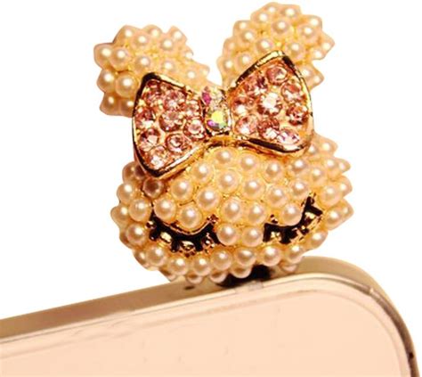 Crystal Rhinestones Earphone smartphones  Bowknot Epub