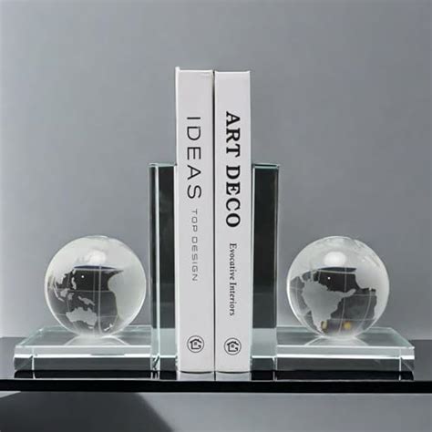 Crystal bookends: A unique and elegant way to display your books