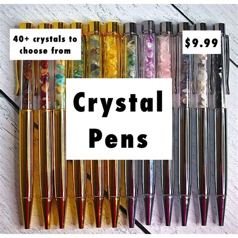 Crystal-Infused Pens: A Symphony of Elegance and Energy