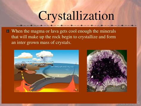 Crystallization of Magma: Unveiling the Birth of Rocks