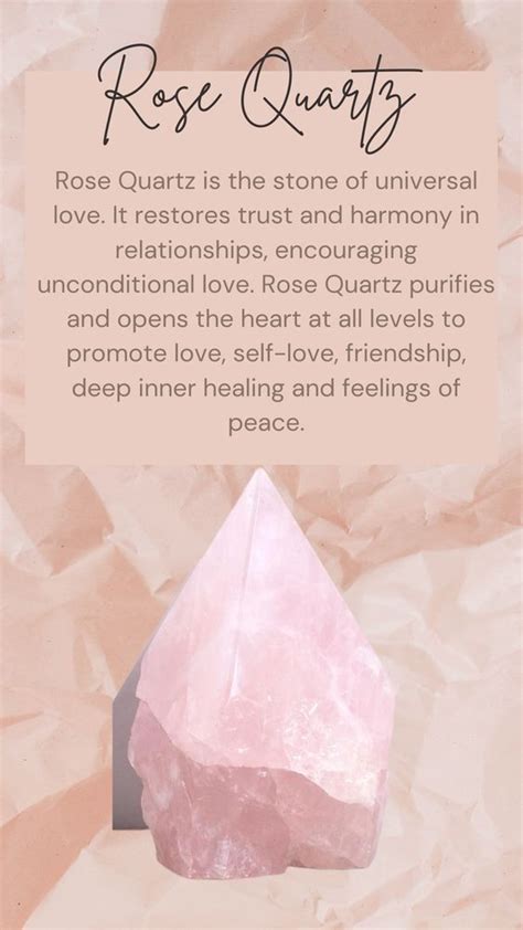 Crystals Rose Quartz: The Stone of Universal Love