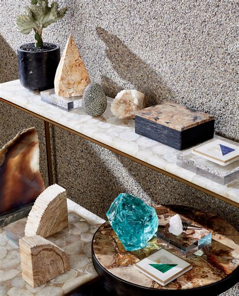 Crystals as Decorative Elements