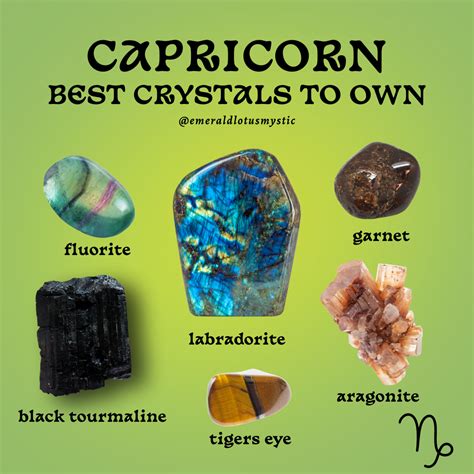 Crystals for Capricorns