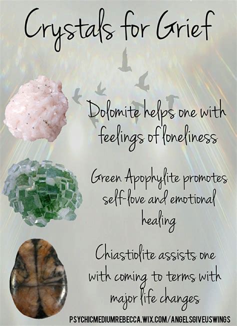 Crystals for Coping with Grief: A Guide to Healing the Heart