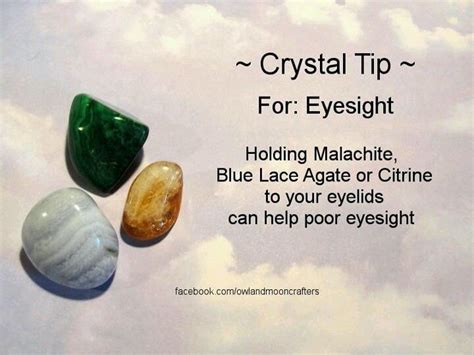 Crystals for Eye Health: A Glimmer of Hope