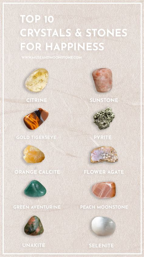 Crystals for Happiness: Unlocking Joy and Positivity