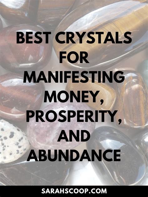 Crystals for Money: Manifest Abundance and Prosperity