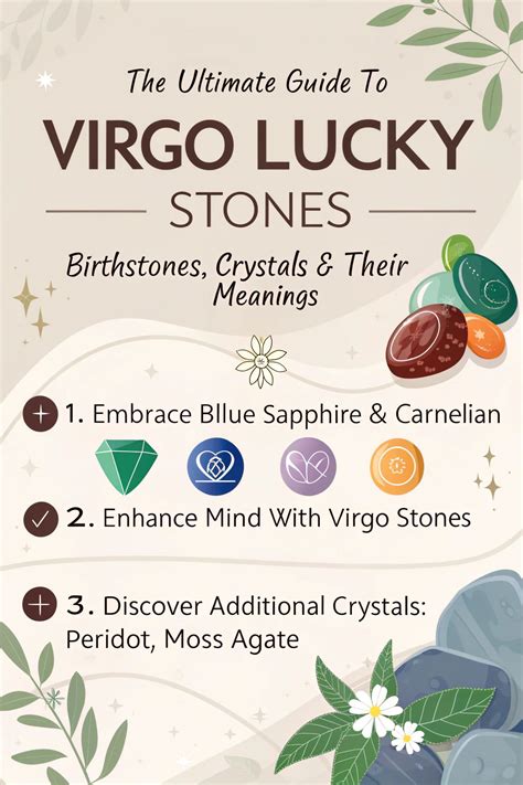 Crystals for Virgos: A Guide to Finding Your Perfect Stone