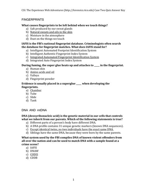 Csi Case 3 Answer Key Epub