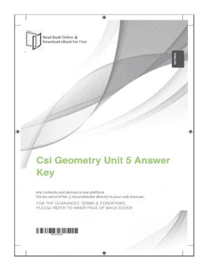 Csi Geometry Unit 5 Answer Key Epub