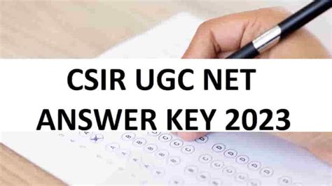 Csir Ugc Net 2013 Answer Key PDF