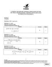 Cssa Maths Trial 2012 Solutions Kindle Editon