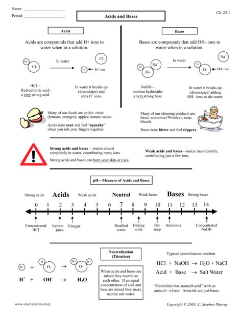 Cstephenmurray Answer Key Acids And Bases Epub