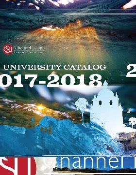 Csu Channel Islands Course Catalog
