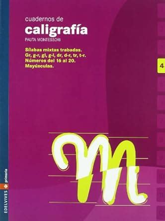 Cuaderno 4 de caligrafia Pauta Montessori Ebook Kindle Editon