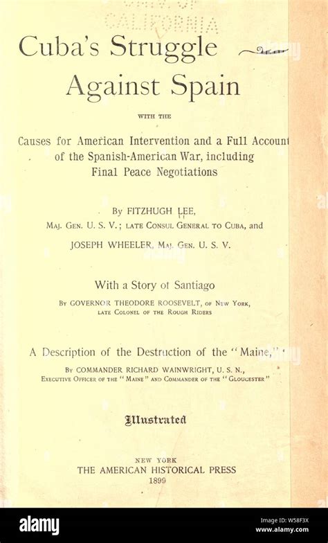 Cuba s struggle against Spain with the causes of American intervention and a full account of the Spanish-American war including final peace negotiations Reader