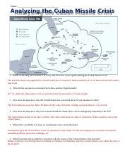 Cuban Missile Crisis Answers Geography Application PDF