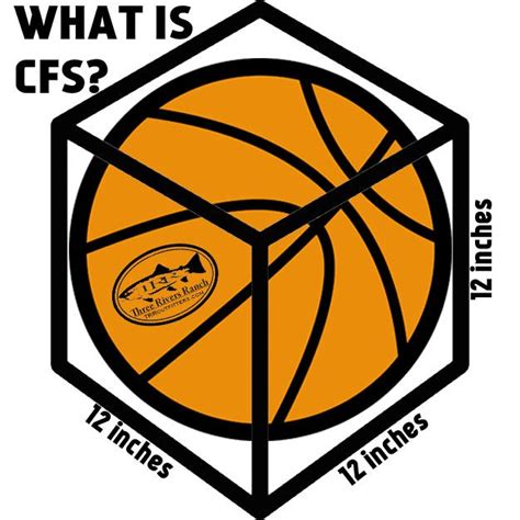 Cubic foot per second (cfs):