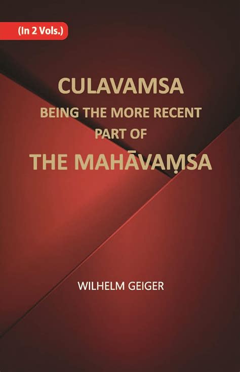 Culavamsa: Being the More Recent Part of the Mahavamsa Ebook Epub