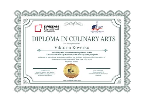 Culinary Arts Diploma: