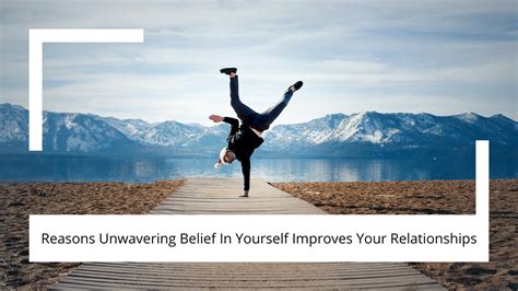 Cultivate an Unwavering Belief in Yourself