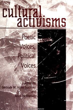 Cultural Activisms Poetic Voices, Political Voices Doc