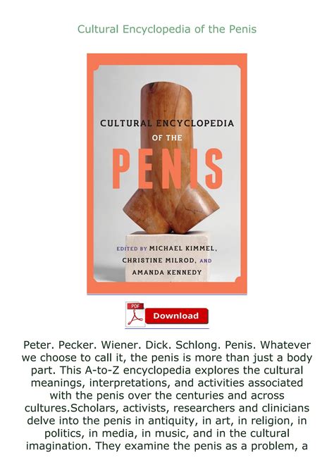 Cultural Encyclopedia of the Penis Kindle Editon