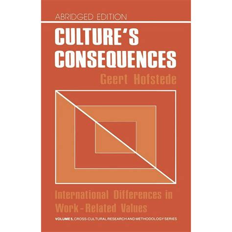 Culture′s Consequences International Differences in Work-Related Values Cross Cultural Research and Methodology Kindle Editon