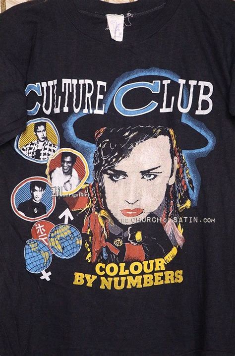 Culture Club T-Shirt: A Reflection of the New Wave and Style Icon