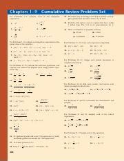 Cumulative Review Chapters 1 9 Answers Algebra Reader