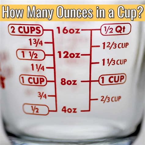 Cups to Ounces: A Comprehensive Guide for Liquid Measurement