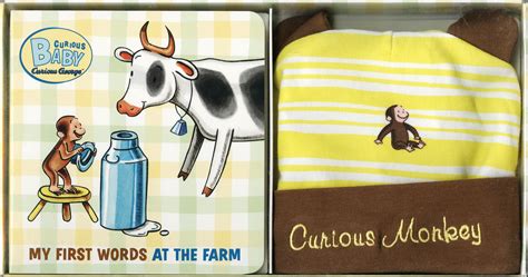 Curious Baby My First Words at the Farm Gift Set (Curious George Book &a Epub