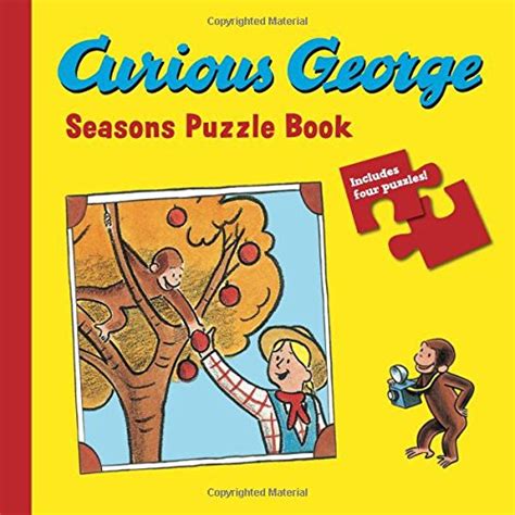 Curious George Seasons Puzzle Book Reader