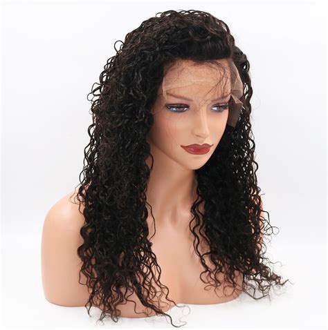 Curly Full Lace Human Hair Wigs Pre Plucked Hairline Brazilian Remy Hair Full Lace Wigs