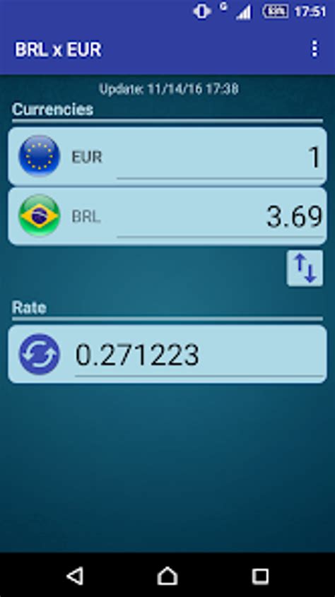 Currency Converter: Brazilian Real to Euro