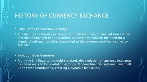 Currency Exchange Fundamentals