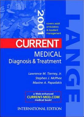 Current Medical Diagagnosis Treatment, 2001 Reader