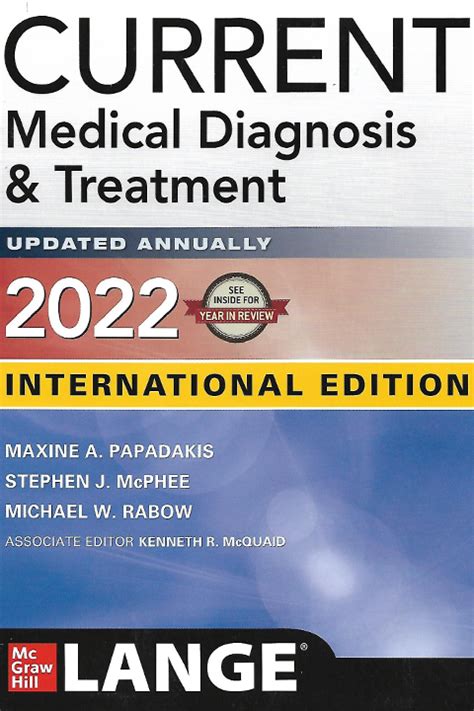 Current Medical Diagnosis and Treatment 46th Edition Reader