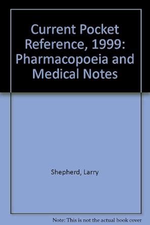 Current Pocket Reference 2000 Pharmacopoeia and Medical Notes Kindle Editon