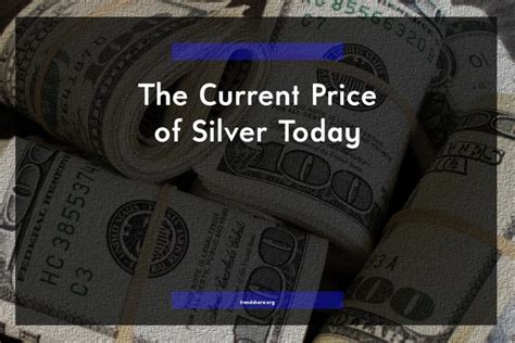 Current Price of Silver Today: $24.12