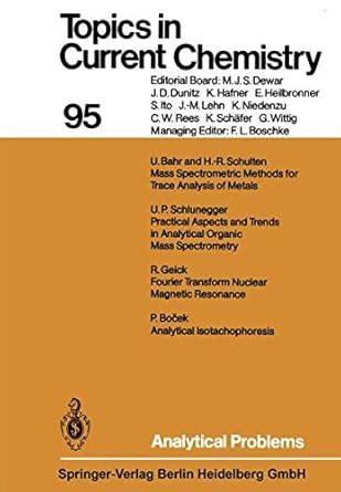 Current Topics in Analytical Chemistry, Vol. 1 Doc